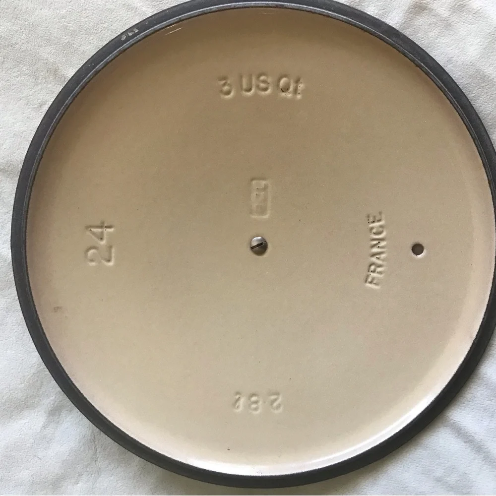 Le Creuset Red Ombre Cast Iron Lid #24